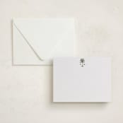 "Tropical" - Personalized Stationery Cards in Moss by Bethan - Assembled