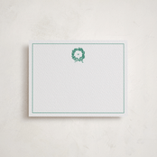 "Bristol" - Personalized Stationery Cards in Cucumber by Amy Kross - Front