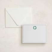 "Bristol" - Personalized Stationery Cards in Cucumber by Amy Kross - Assembled