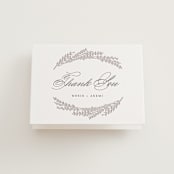 "Arches of Wheat" - Letterpress Wedding Thank You Cards by Hooray Creative - Front