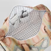 "Boho Ikat" - Fillmore Duffle in Boho by Erin Deegan - Interior Back