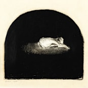"Sleeping Dog" - Original Drawings in multicolorassorted-colors by Dana Williamowsky