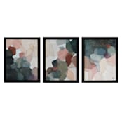 "Venn Triptych" - Original Painting in multicolor by Wendy Keller