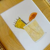 "13 x 16 Watercolor Painkiller" - Original Painting in multicolorassorted-colors by Alli Stark