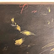 "Room 813" - Original Painting in brown by Shiho Whitehead