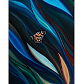 "Fold" - Original Painting in black by Laura Blue Palmer