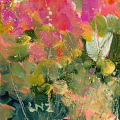 "Aria" - Original Painting in multicolor by Lindsay Megahed
