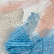 "Out of the Blue" - Original Painting in blue by Lindsay Megahed
