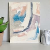 "Out of the Blue" - Original Painting in blue by Lindsay Megahed