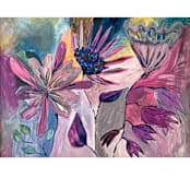 "Garden delight 3" - Original Painting in blue by Nina Leth