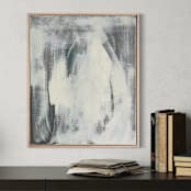 "Bleached Bell Bottoms" - Original Painting in gray by Stacy Kron