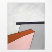 "Two of Us" - Original Painting in gray by Karyn Denten