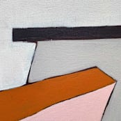 "Two of Us" - Original Painting in gray by Karyn Denten