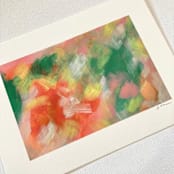 "Untitled 18" - Original Painting in green by Amy Mullen