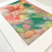 "Untitled 18" - Original Painting in green by Amy Mullen