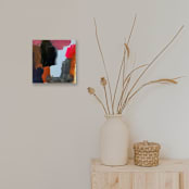 "Color on the Rocks" - Original Painting in multicolor by Nicole Simms