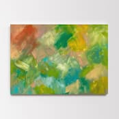"Adorn #6" - Original Painting in green by Amy Mullen
