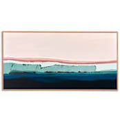 "Coastal Bluff Series" - Original Painting in pink by Caryn Owen