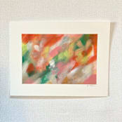 "Untitled 16" - Original Painting in pink by Amy Mullen