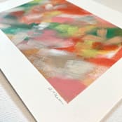 "Untitled 16" - Original Painting in pink by Amy Mullen