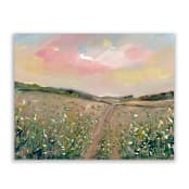 "Sunrise Hill" - Original Painting in multicolor by Lindsay Megahed