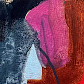 "Canyon Colors" - Original Painting in multicolor by Nicole Simms