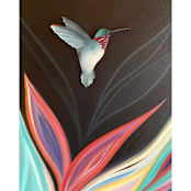 "life" - Original Painting in multicolorassorted-colors by Laura Blue Palmer