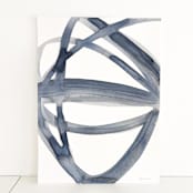 "Navy Cell" - Original Painting in blue by Mary Gaspar