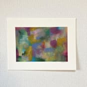 "Untitled 11" - Original Painting in purple by Amy Mullen