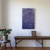 "Royal Whip" - Original Painting in purple by Teodora Guererra