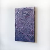 "Royal Whip" - Original Painting in purple by Teodora Guererra