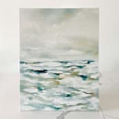 "Coastal Breeze" - Original Painting in blue by Nicoletta Savod