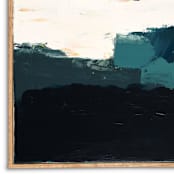 "Cliff Jump" - Original Painting in blue by Caryn Owen