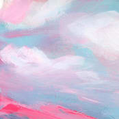 "River Run" - Original Painting in multicolor by Lindsay Megahed