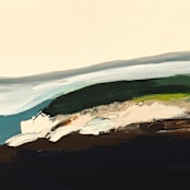 "Monterey Bay Series Large" - Original Painting in multicolor by Caryn Owen