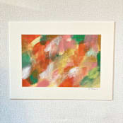 "Untitled 17" - Original Painting in red by Amy Mullen