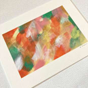 "Untitled 17" - Original Painting in red by Amy Mullen