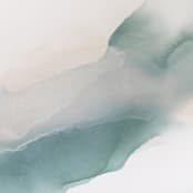 "Held By The Light" - Original Painting in green by Rebecca King