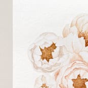 "Peonies in bloom watercolor painting" - Original Painting in pink by Angele Kamp
