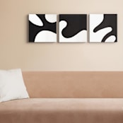 "Undulate" - Original Painting in black by Bryn Wears-Fitipaldi