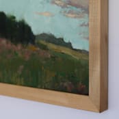 "Panorama" - Original Painting in green by Wendy Keller