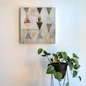 "Happy Go Lucky" - Original Painting in multicolor by christy dehoog johnson