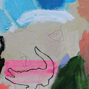 "Five Rivers" - Original Painting in multicolorassorted-colors by Nicole Simms