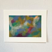 "Untitled 10" - Original Painting in green by Amy Mullen