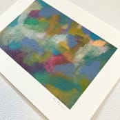 "Untitled 10" - Original Painting in green by Amy Mullen