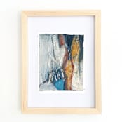 "Blue Arrowhead" - Original Painting in multicolor by Mary Gaspar