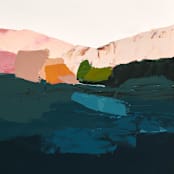 "California Sunshine" - Original Painting in multicolorassorted-colors by Caryn Owen
