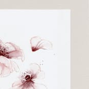 "Oriental Poppies watercolor painting 03" - Original Painting in purple by Angele Kamp