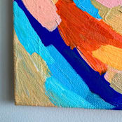 "Waves of Wonder" - Original Painting in beige by Summer Tali Hilty