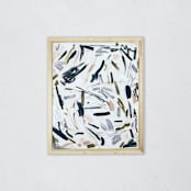 "let's be friends" - Original Painting in multicolorassorted-colors by Kristine Sarley